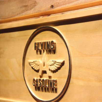 Flying A Gasoline Wood Sign neon sign LED