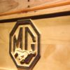 Ford MG Mustang Wood Sign