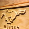 Ford Mustang Wood Sign