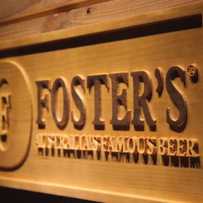 Foster`s Wood Sign neon sign LED