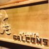 Atlanta Falcons Helmet Wood Sign