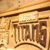 Gold Coast Titans Wood Sign