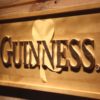 Guinness Shamrock Outline Wood Sign