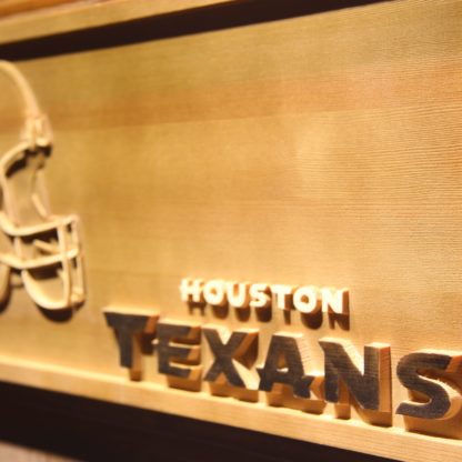 Houston Texans Helmet Wood Sign neon sign LED