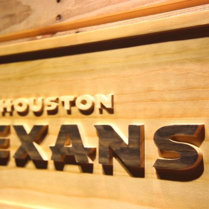Houston Texans Text Wood Sign neon sign LED