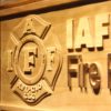 IAFF International Association of Fire Fighters Wood Sign