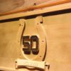 Indianapolis Colts 50th Anniversary Logo Wood Sign - Legacy Edition