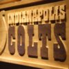 Indianapolis Colts Wood Sign