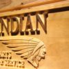 Indian Parts and Service Wood Sign
