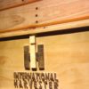 International Harvester Tractors Wood Sign