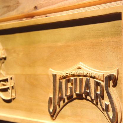 Jacksonville Jaguars Helmet Wood Sign neon sign LED