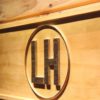 Kansas City Chiefs Lamar Hunt Memorial Wood Sign