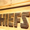 Kansas City Chiefs Text Wood Sign