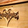 Kingdom Hearts Wood Sign