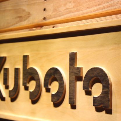 Kubota Wood Sign neon sign LED