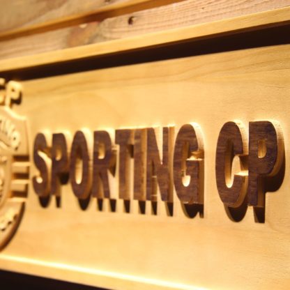 Lisbon Sporting Clube de Portugal Wood Sign neon sign LED