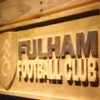 London Fulham FC Wood Sign