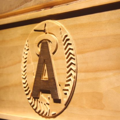 Los Angeles Angels of Anaheim 1986-1992 Logo Wood Sign - Legacy Edition neon sign LED