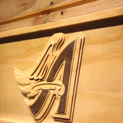 Los Angeles Angels of Anaheim 1997-2001 Winged A Logo Wood Sign - Legacy Edition neon sign LED