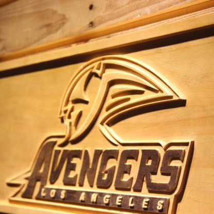 Los Angeles Avengers Wood Sign - Legacy Edition neon sign LED