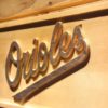 Baltimore Orioles 7 Wood Sign