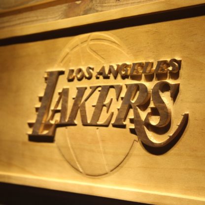 Los Angeles Lakers Wood Sign neon sign LED