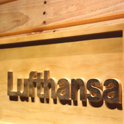 Lufthansa Wood Sign neon sign LED