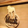 Mack Old Logo Wood Sign
