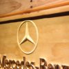 Mercedes Benz Wood Sign
