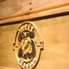 Miami Dolphins 25th Anniversary Logo Wood Sign - Legacy Edition