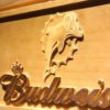 Miami Dolphins Budweiser Wood Sign - Legacy Edition