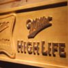 Miller High Life Wood Sign