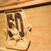 Minnesota Vikings 50th Anniversary Logo Wood Sign - Legacy Edition