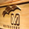 Minnesota Vikings HHH Metrodome Logo 1 Wood Sign