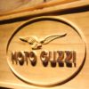 Moto Guzzi Wood Sign