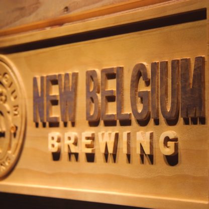 New Belgium Brewing Company Wood Sign neon sign LED