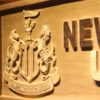 Newcastle United FC Wood Sign