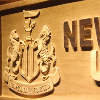 Newcastle United FC Wood Sign neon sign LED