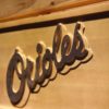 Baltimore Orioles 1995-1997 Text Wood Sign - Legacy Edition