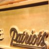 New England Patriots Helmet Wood Sign