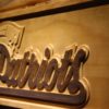 New England Patriots Wood Sign
