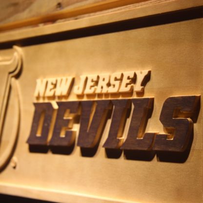 New Jersey Devils Wood Sign neon sign LED