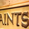 New Orleans Saints Text Wood Sign