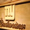 New York Giants Budweiser Wood Sign
