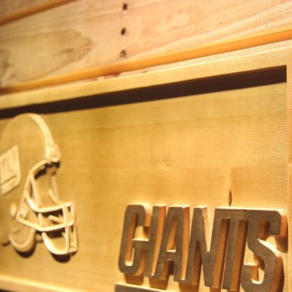 New York Giants Helmet Wood Sign neon sign LED