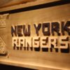New York Rangers Wood Sign