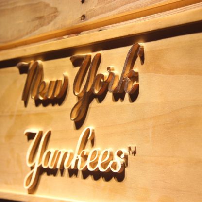 New York Yankees 3 Wood Sign neon sign LED