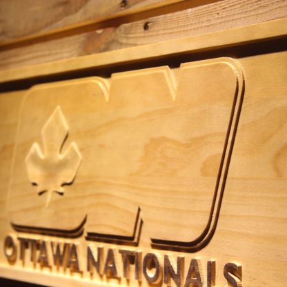 Ottawa Nationals Wood Sign - Legacy Edition neon sign LED