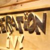 Operation Ivy Wood Sign