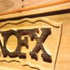 NOFX Border Wood Sign